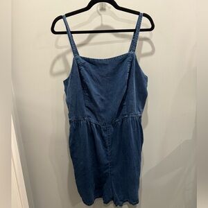 XL Old Navy Tank Denim Chambray Romper